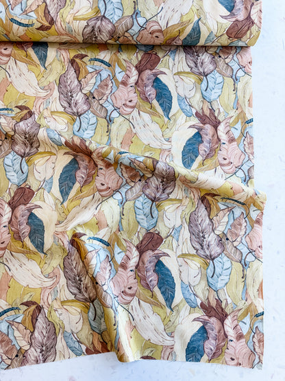 Desert Oasis Quilting Cotton | Parched Leaves
