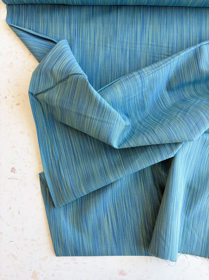 Space Dye Woven Cotton | Teal
