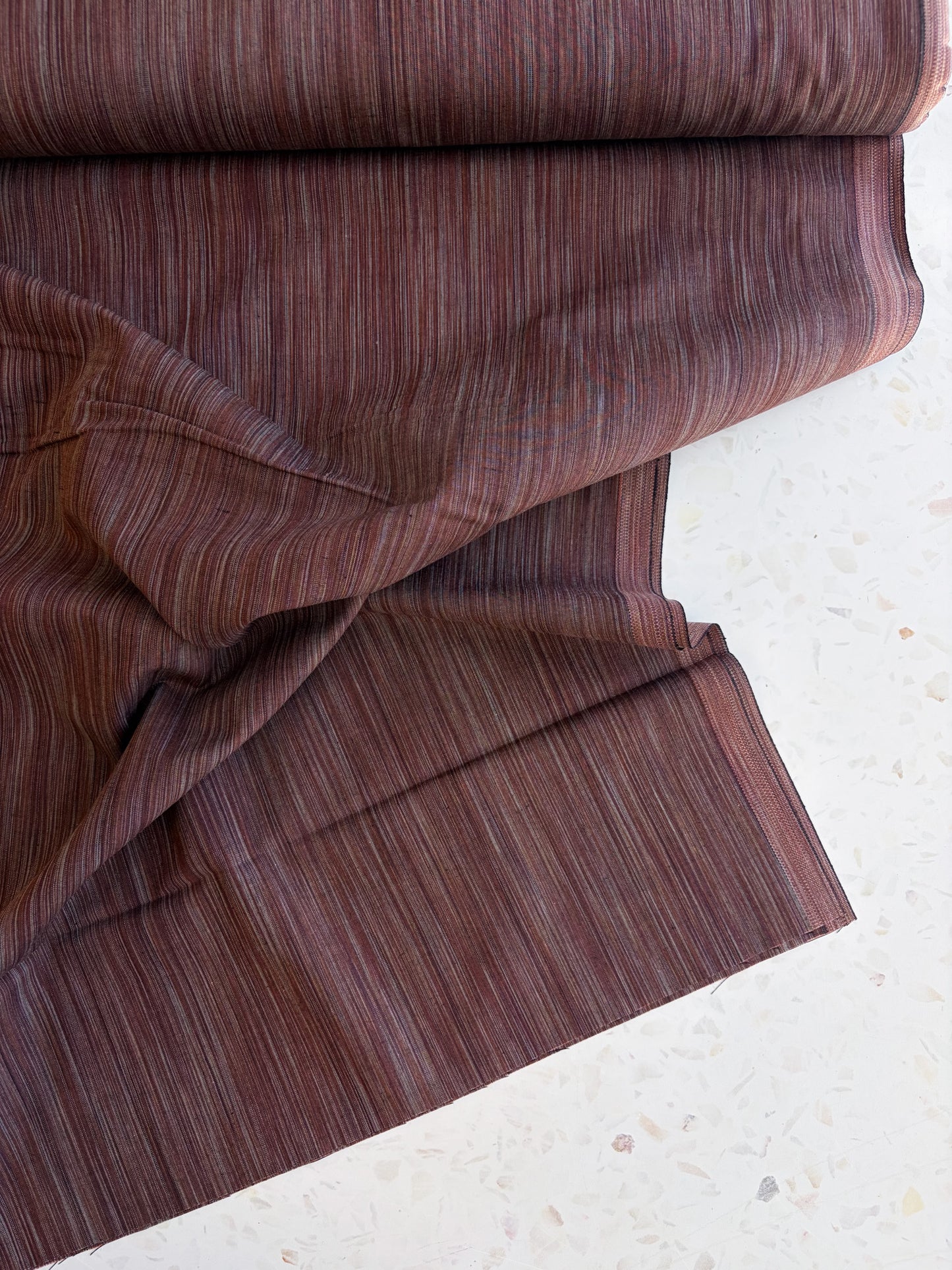 Space Dye Woven Cotton | Cocoa