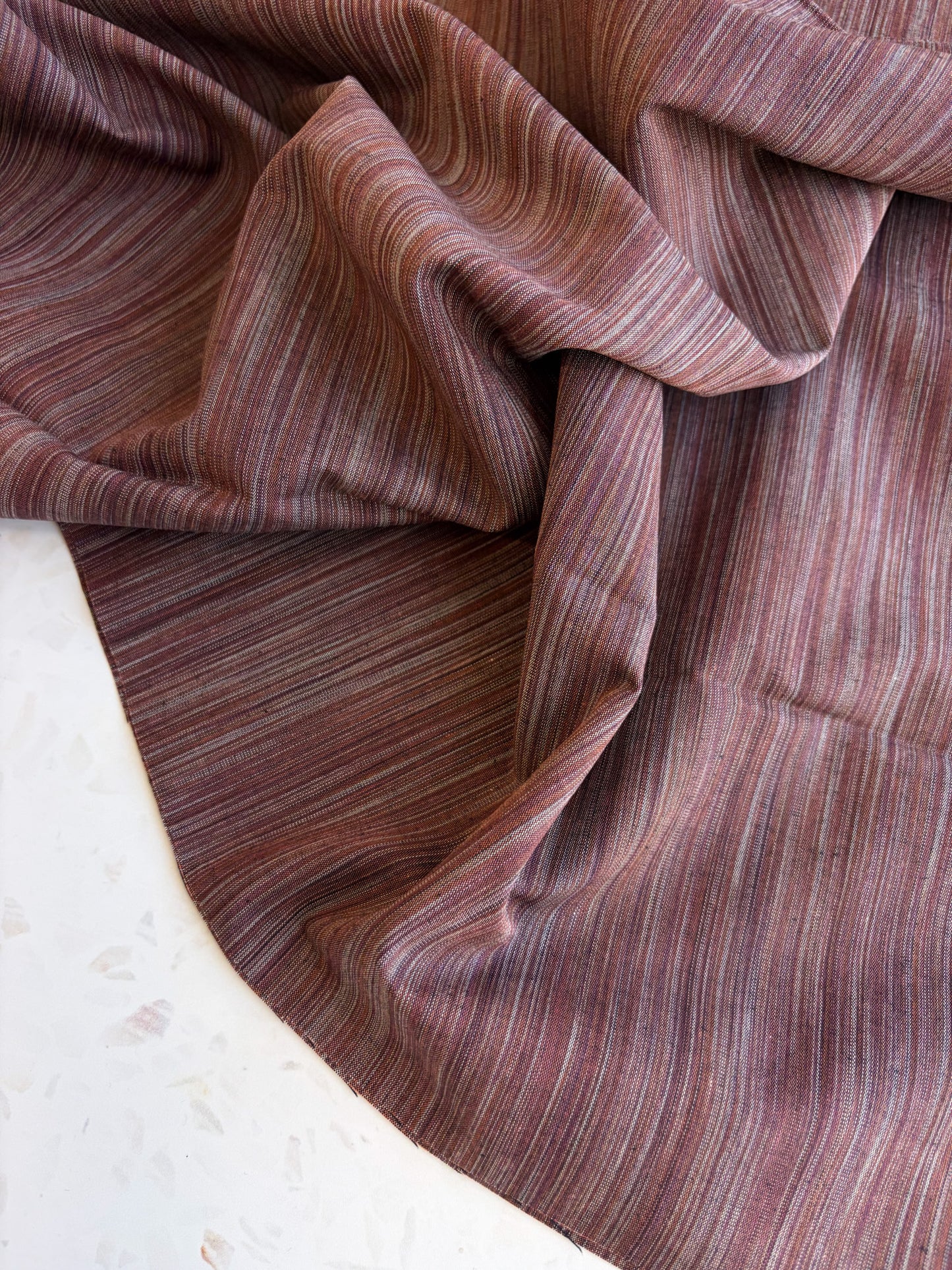 Space Dye Woven Cotton | Cocoa
