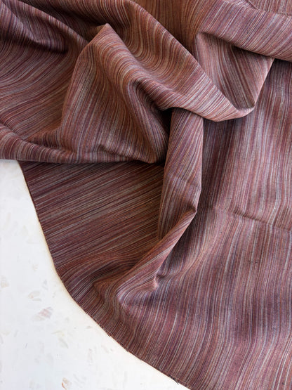 Space Dye Woven Cotton | Cocoa