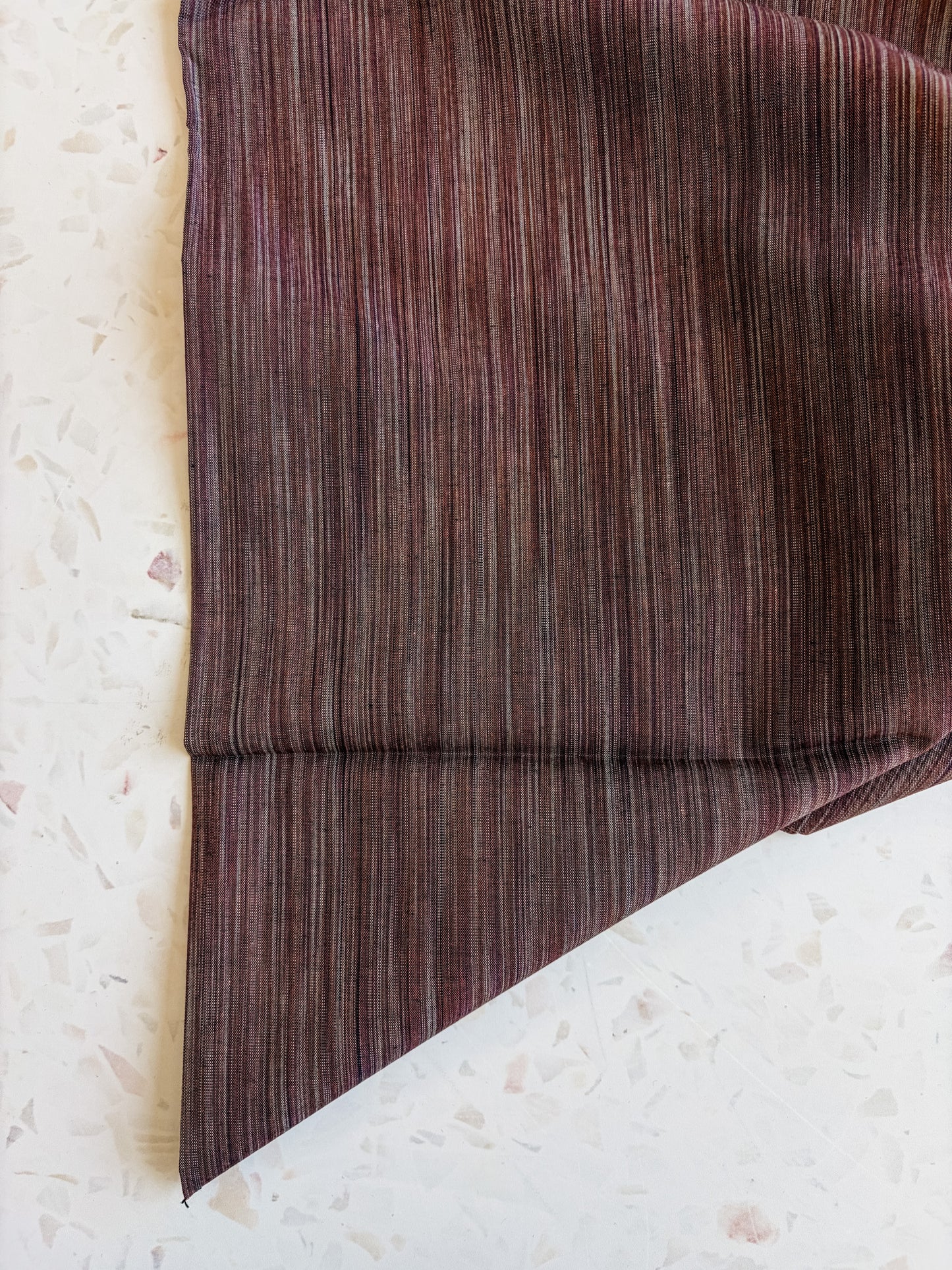 Space Dye Woven Cotton | Cocoa