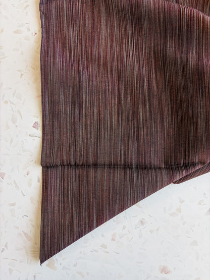 Space Dye Woven Cotton | Cocoa