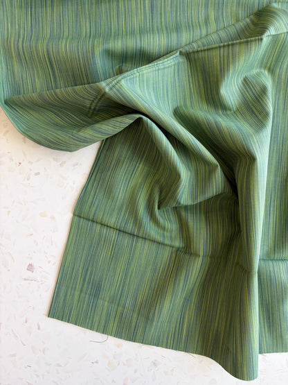Space Dye Woven Cotton | Green