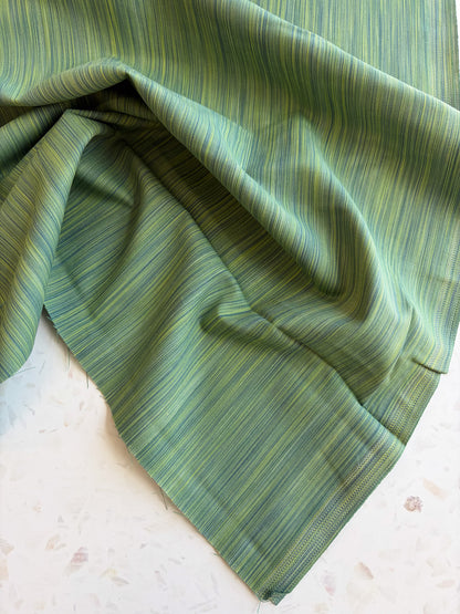 Space Dye Woven Cotton | Green
