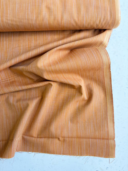 Space Dye Woven Cotton | Tangerine