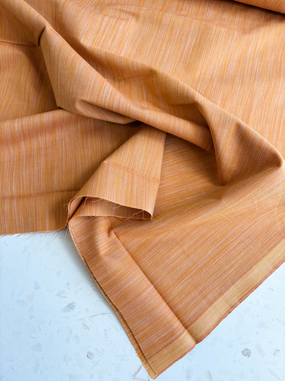 Space Dye Woven Cotton | Tangerine