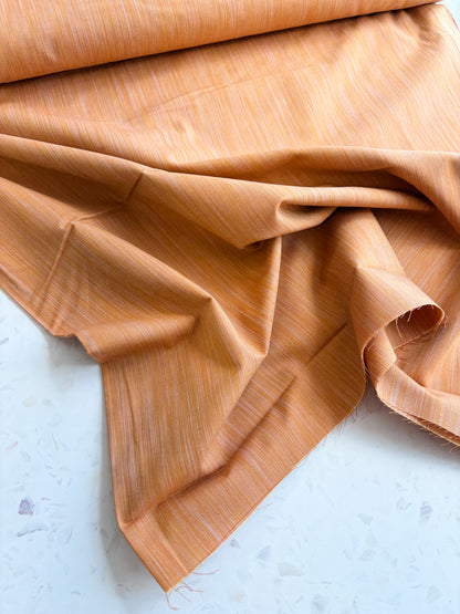 Space Dye Woven Cotton | Tangerine