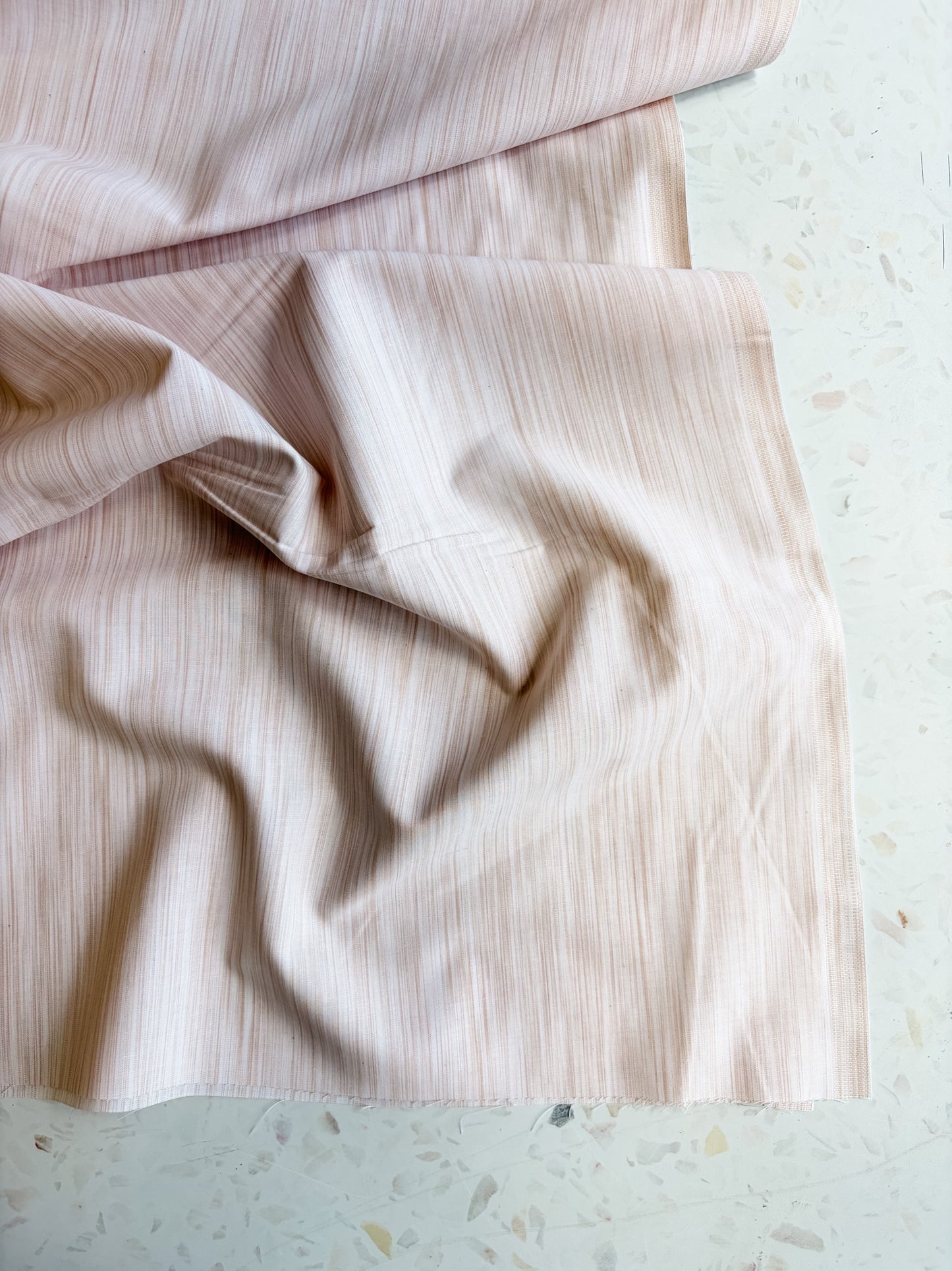 Space Dye Woven Cotton | Cream