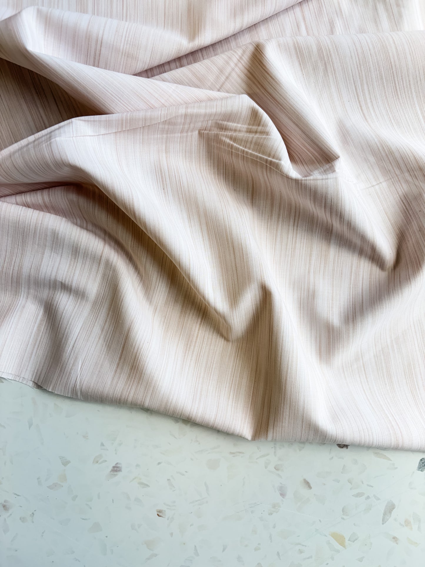 Space Dye Woven Cotton | Cream