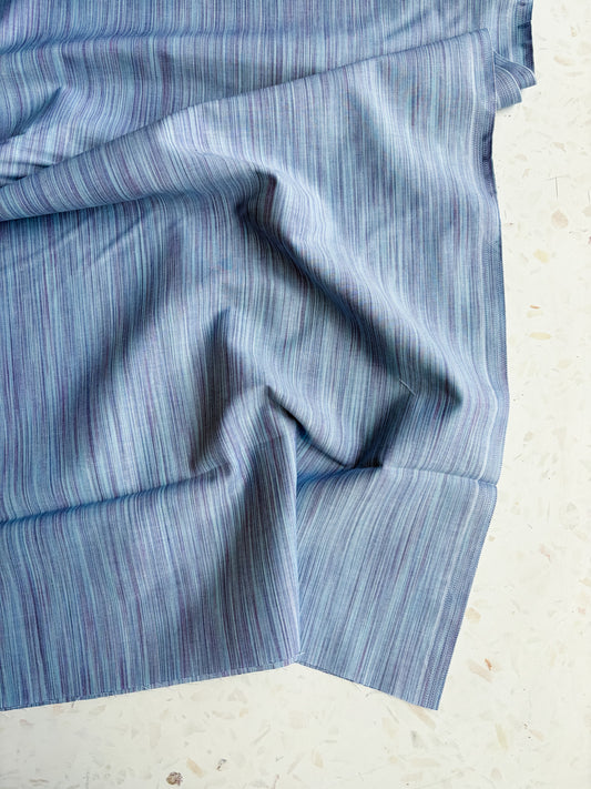 Space Dye Woven Cotton | Cloud