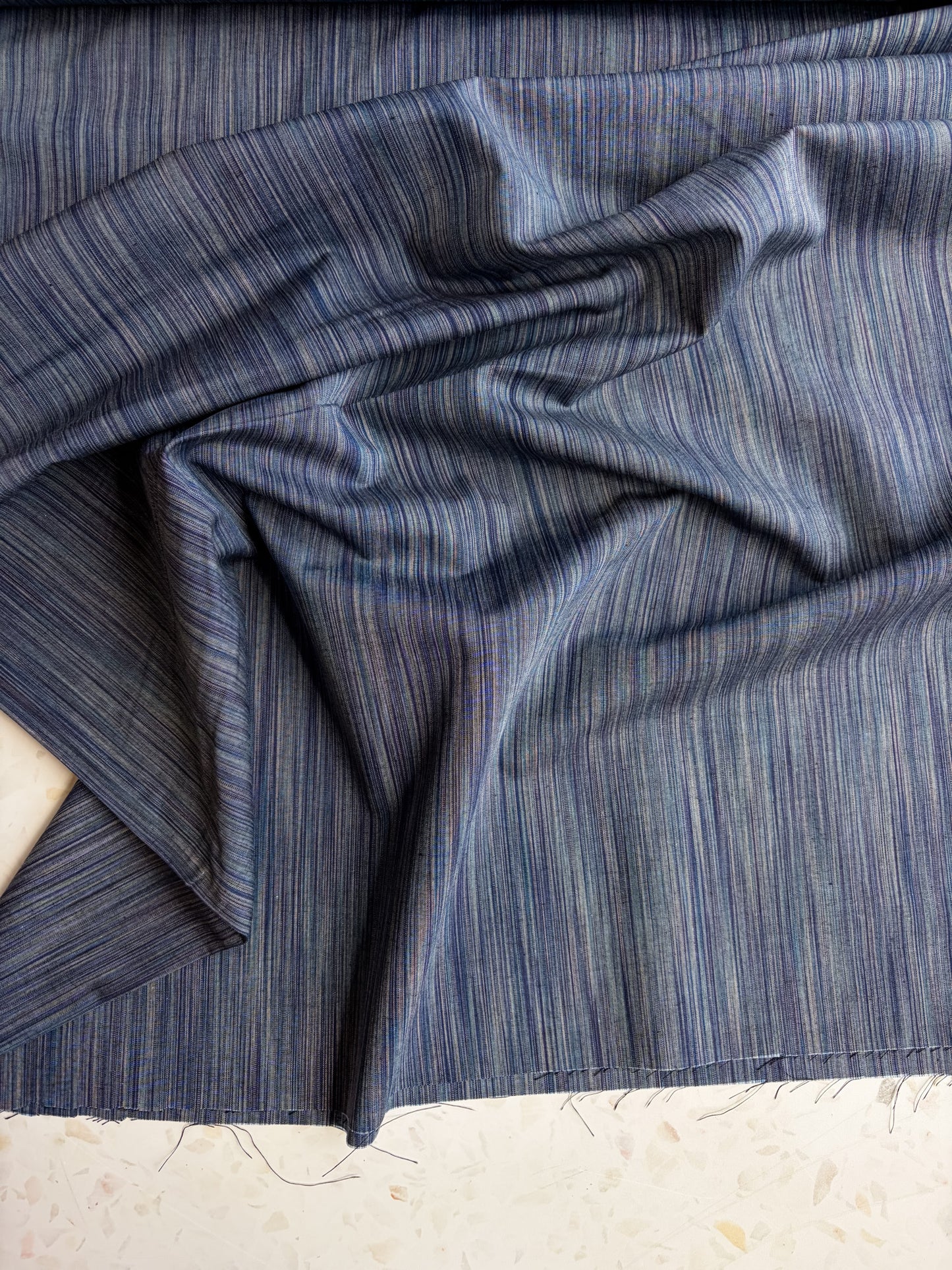 Space Dye Woven Cotton | Denim