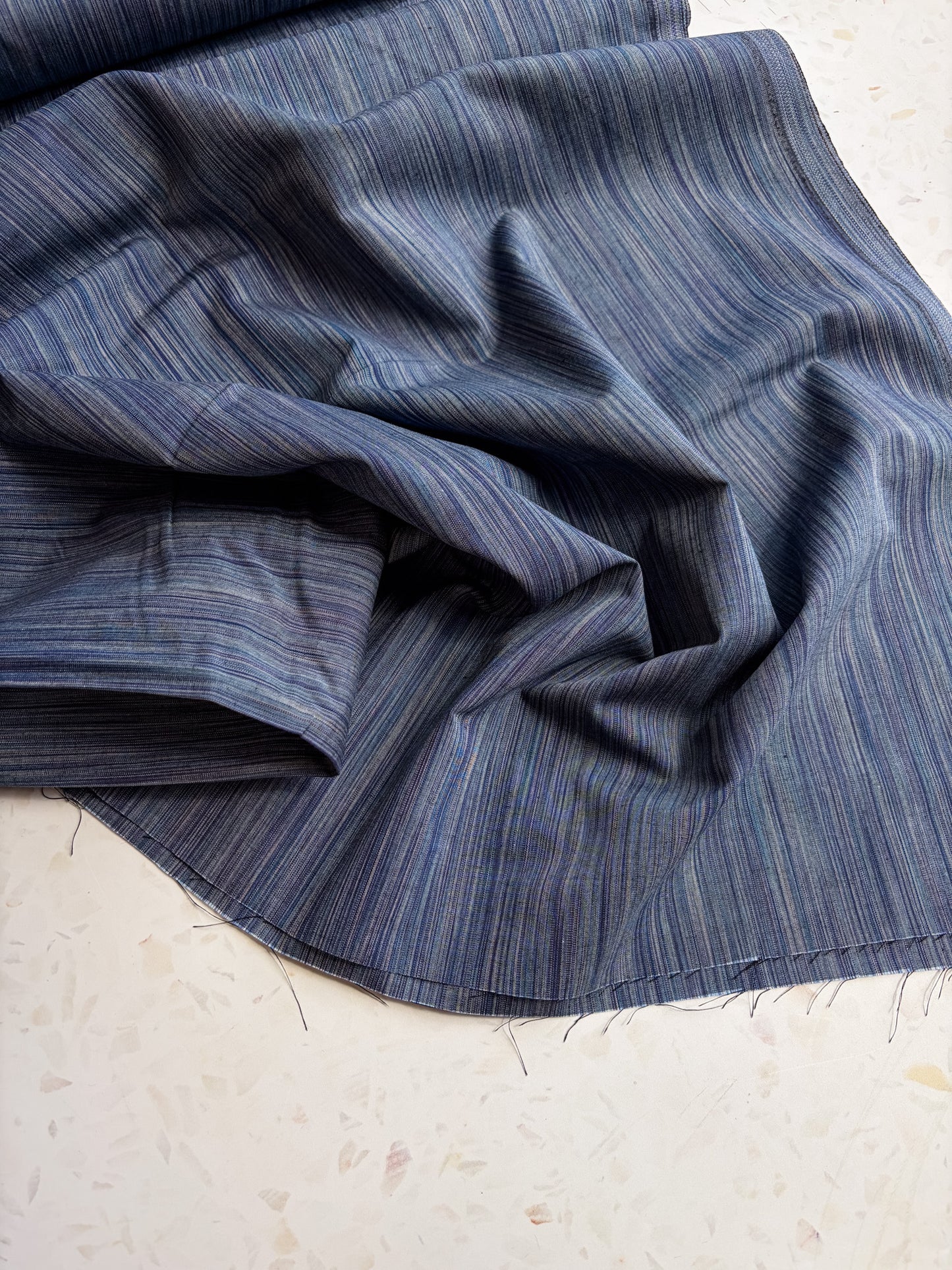 Space Dye Woven Cotton | Denim