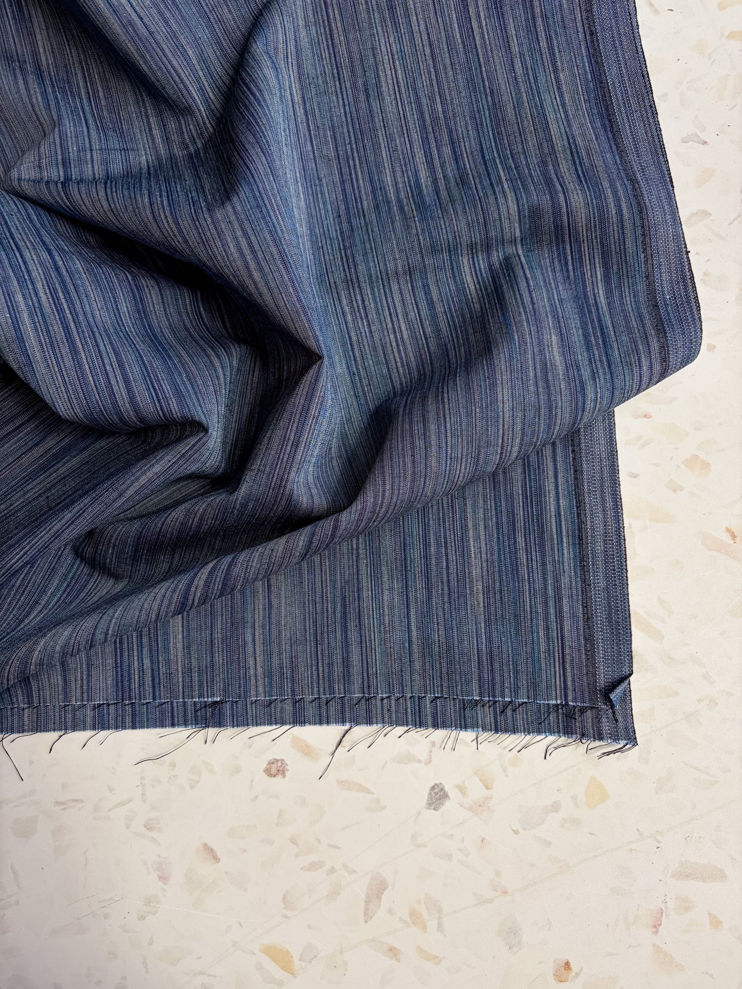 Space Dye Woven Cotton | Denim