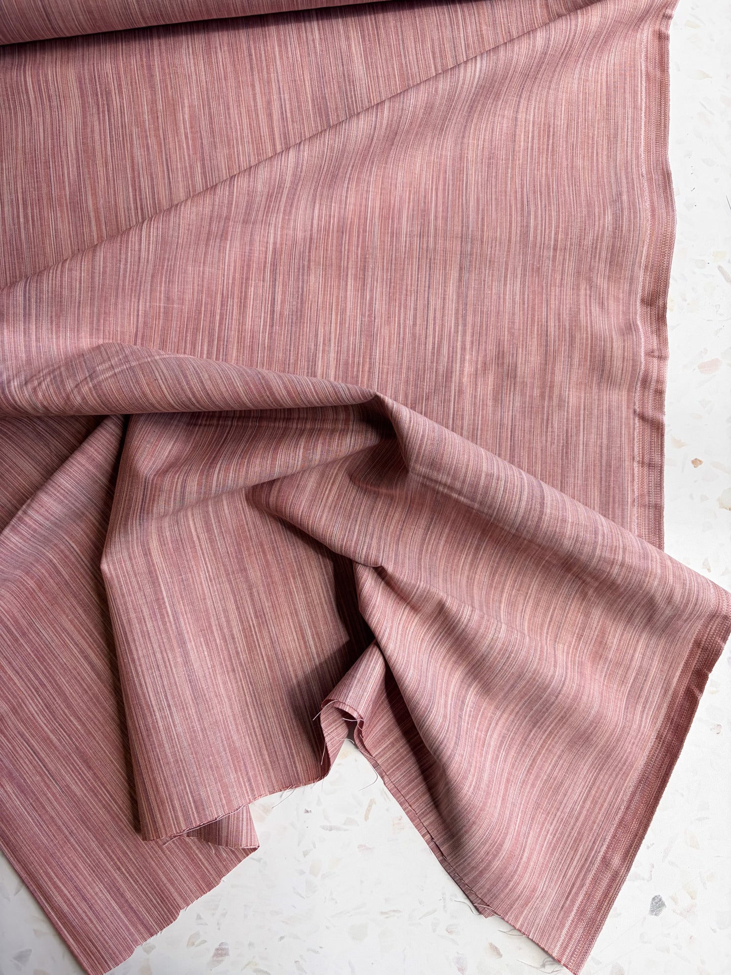 Space Dye Woven Cotton | Sand