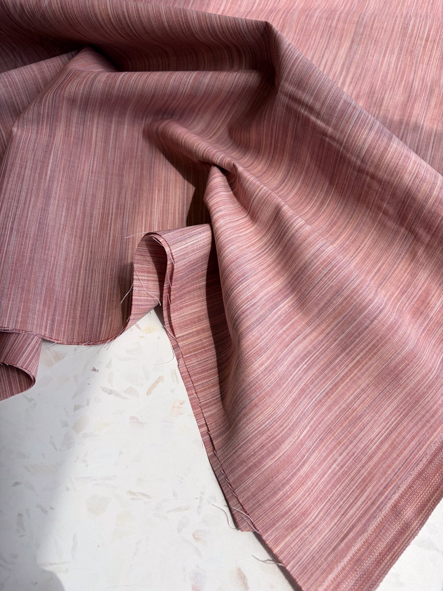 Space Dye Woven Cotton | Sand