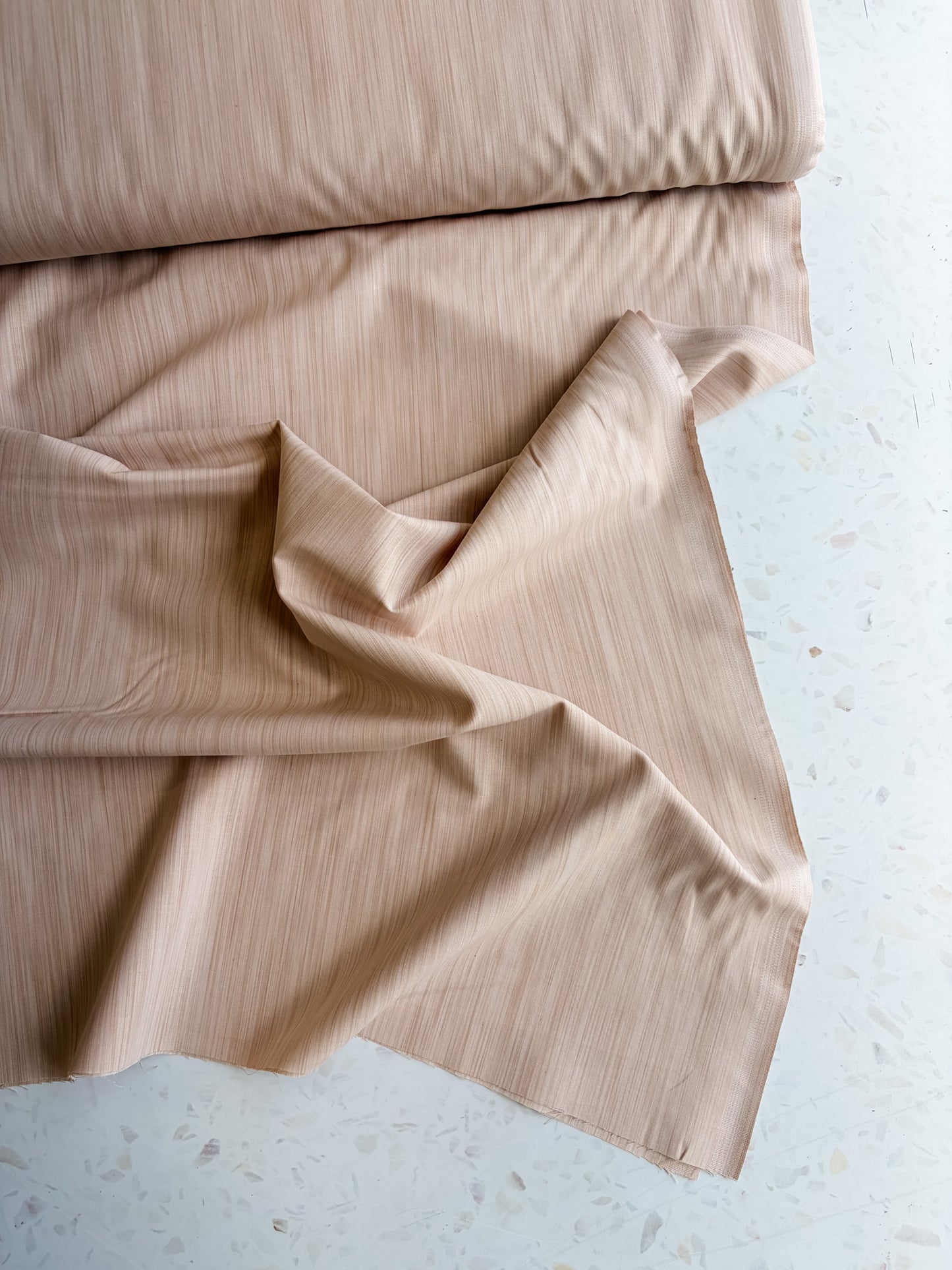 Space Dye Woven Cotton | Biscuit