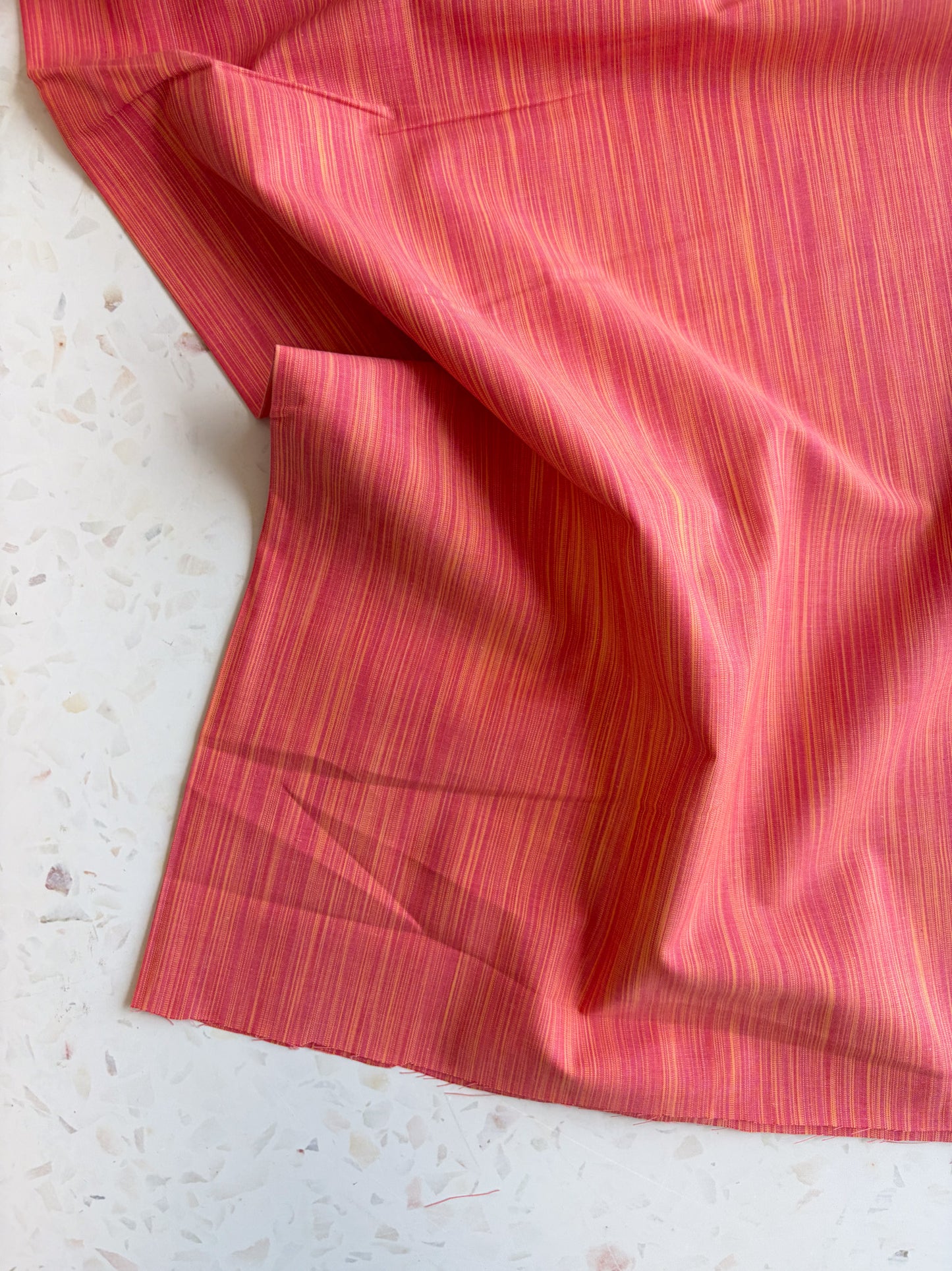 Space Dye Woven Cotton | Rose