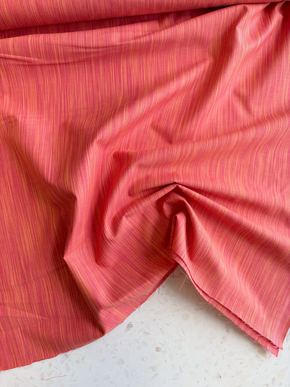 Space Dye Woven Cotton | Rose