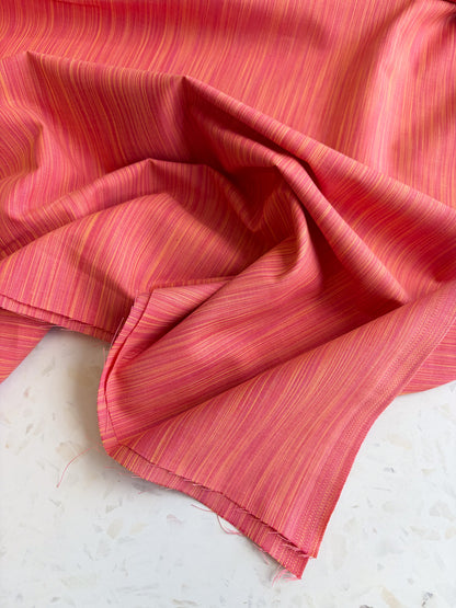Space Dye Woven Cotton | Rose