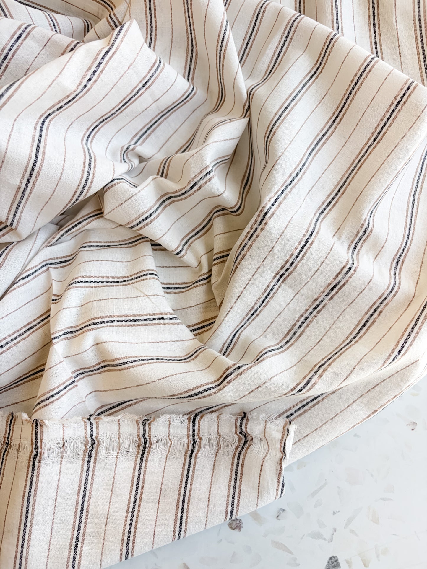 Everyday Handloom | Latte Stripe