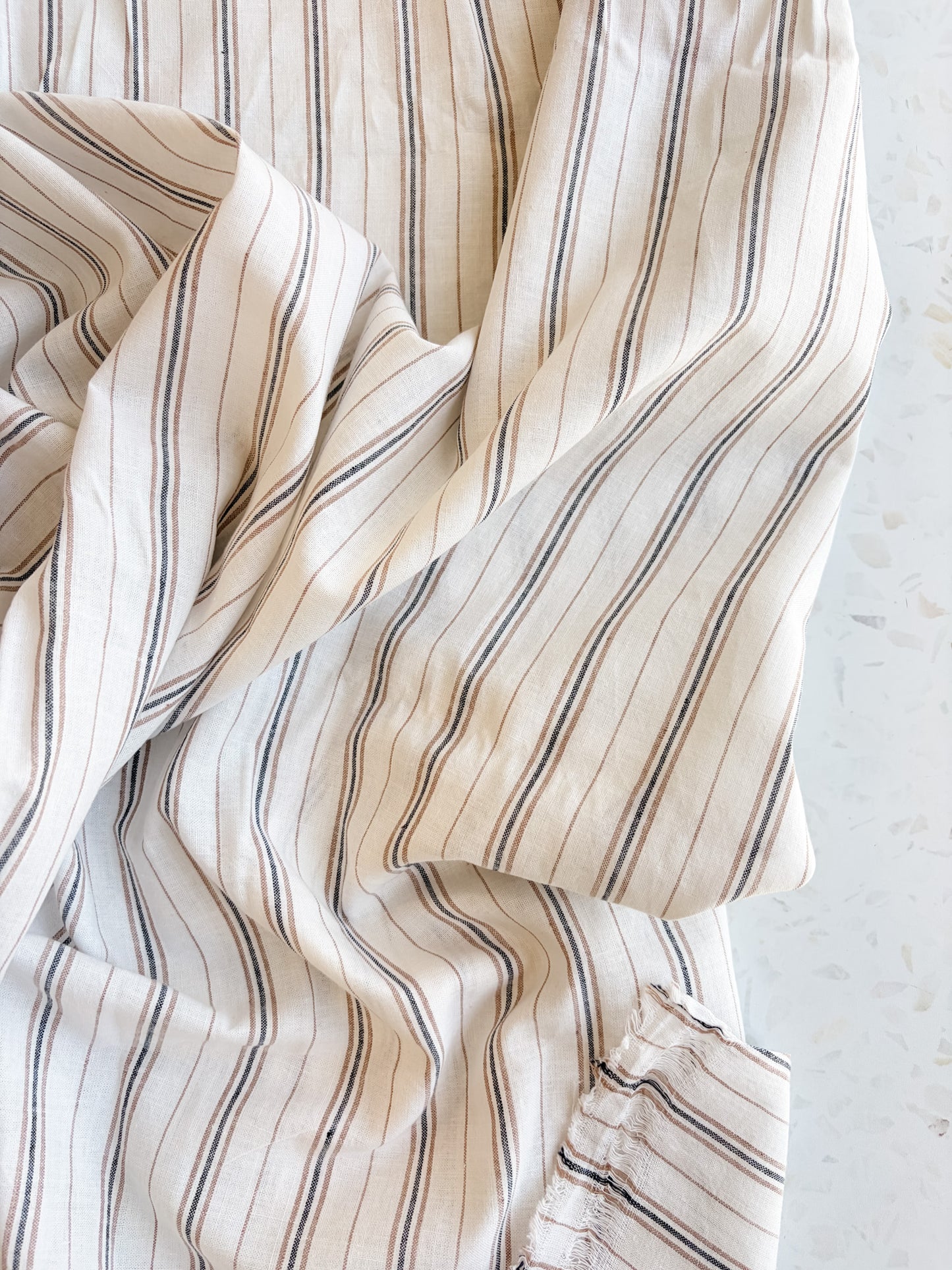 Everyday Handloom | Latte Stripe