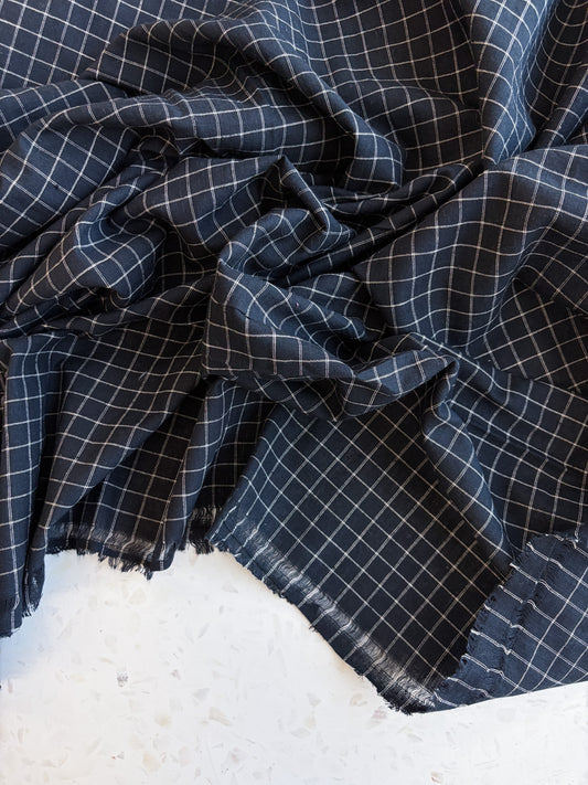 Everyday Handloom | Navy Windowpane