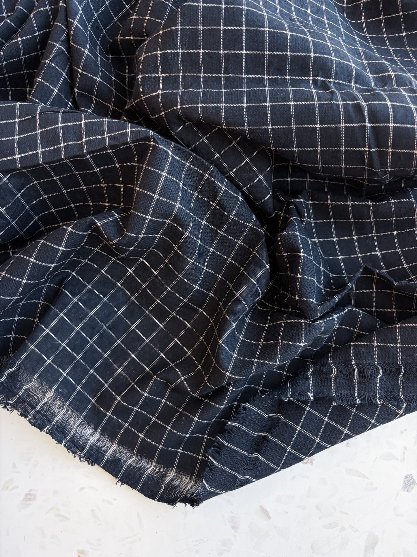 Everyday Handloom | Navy Windowpane