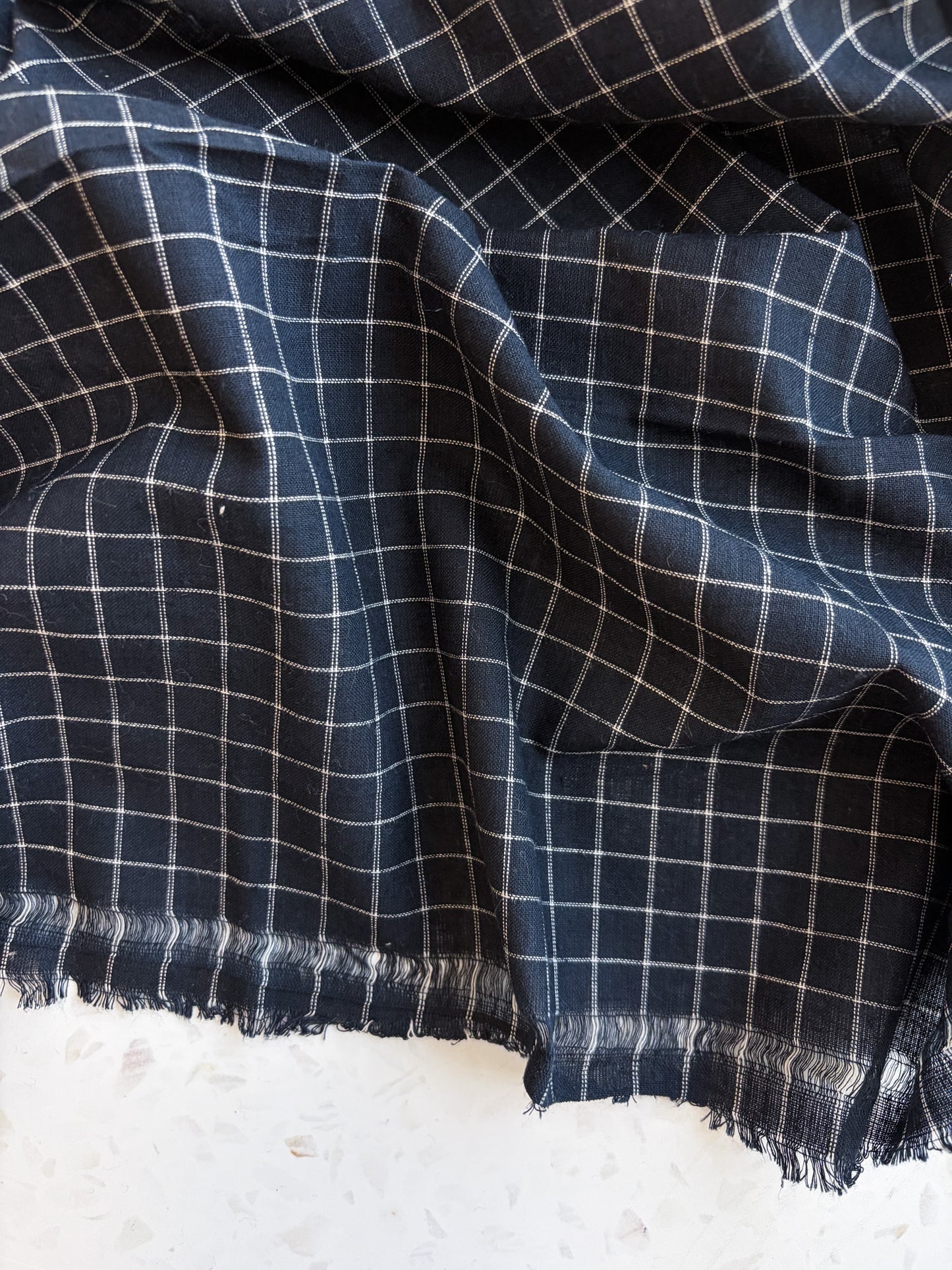Everyday Handloom | Navy Windowpane