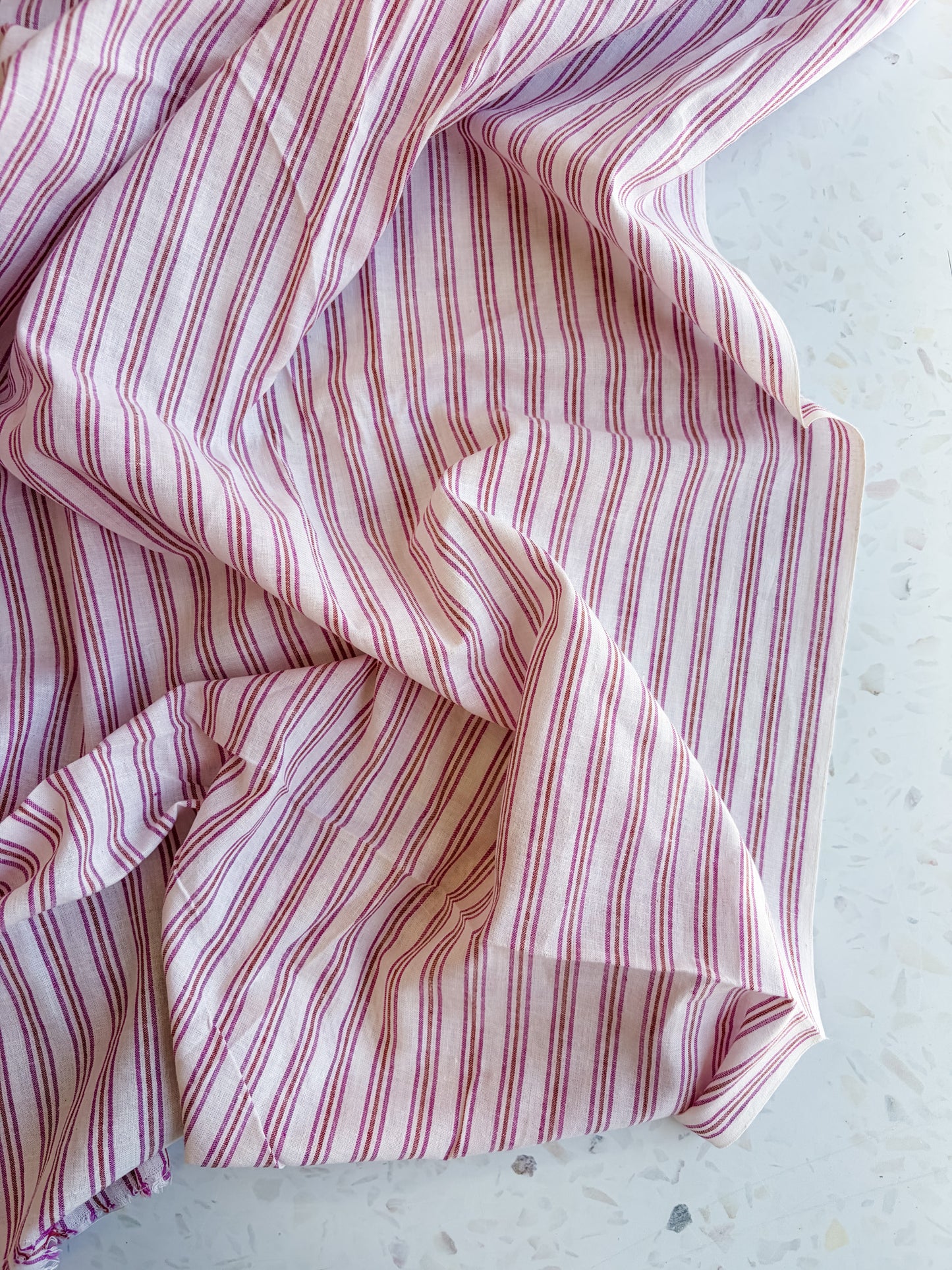 Everyday Handloom | Raspberry Stripe