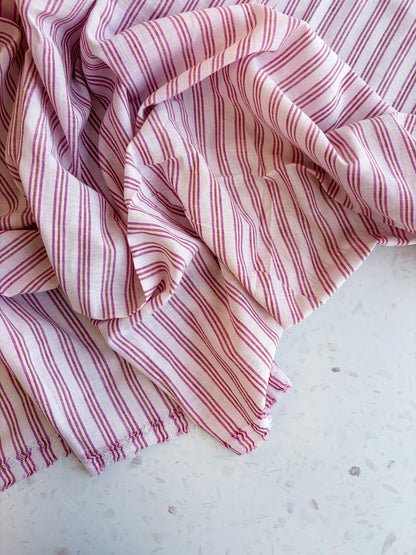 Everyday Handloom | Raspberry Stripe