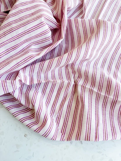 Everyday Handloom | Raspberry Stripe