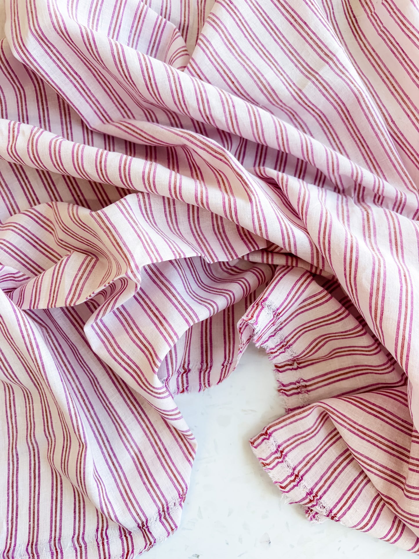 Everyday Handloom | Raspberry Stripe