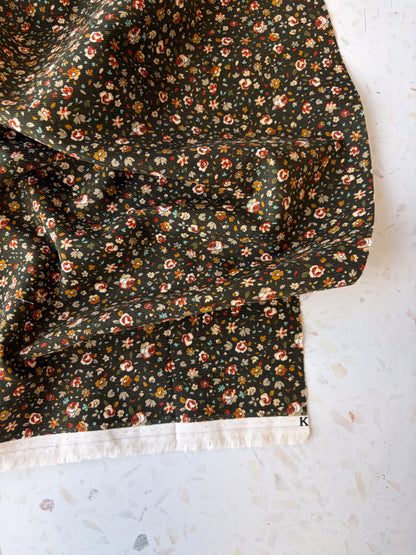 KOKKA Petite Pinwale Corduroy | Ditsy Floral in Fairytale