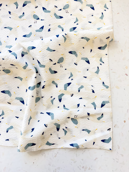 Coastal Gulls | Cotton Seersucker