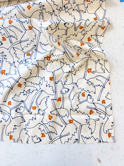Wildflower Sketch | Cotton Lawn