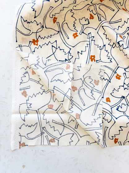 Wildflower Sketch | Cotton Lawn