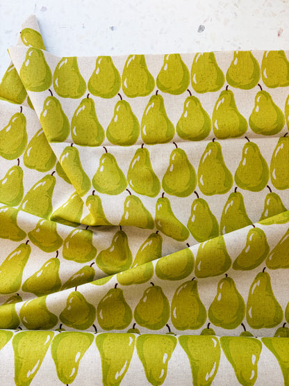 Orchard Pear | Cotton-Linen Canvas