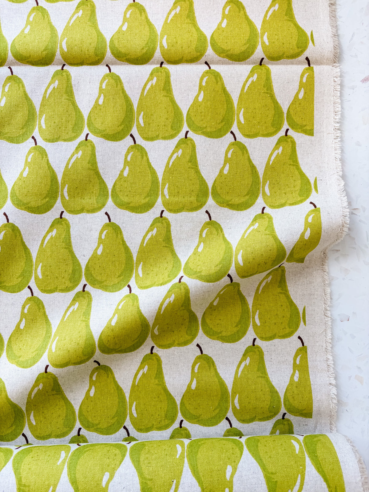 Orchard Pear | Cotton-Linen Canvas