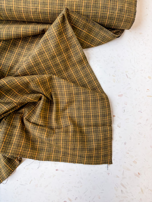 Brushed Cotton | Golden Field Plaid
