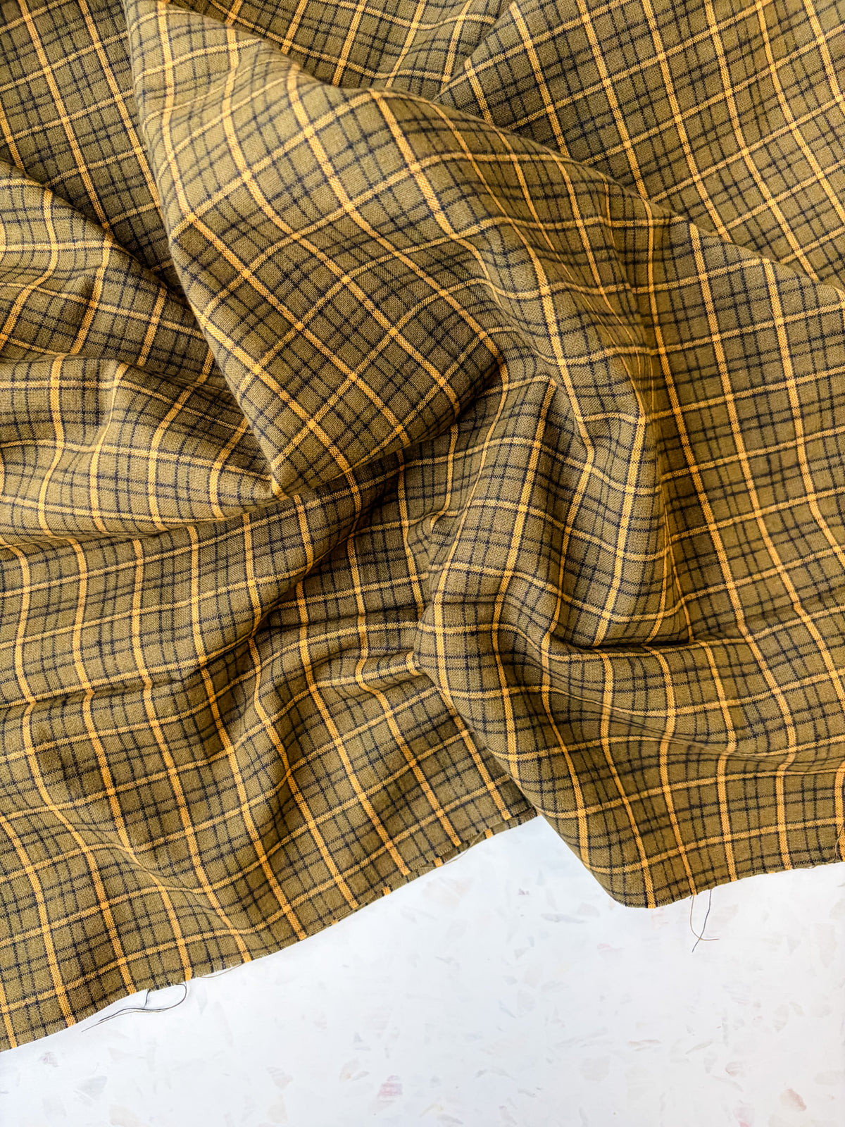 Brushed Cotton | Golden Field Plaid