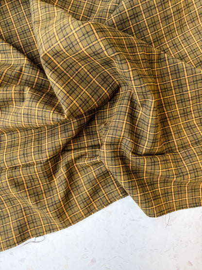 Brushed Cotton | Golden Field Plaid