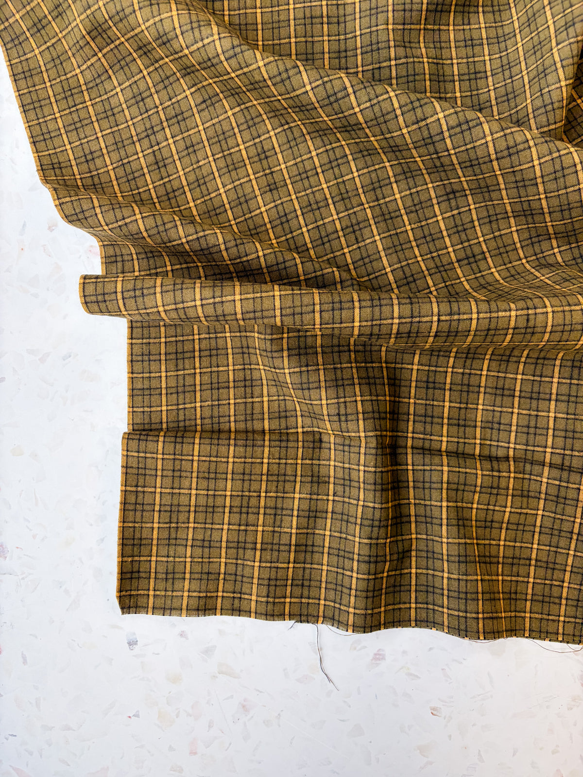 Brushed Cotton | Golden Field Plaid