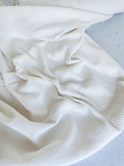 Riviera Handloom Fabric – Ivory