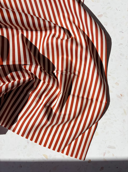 August Ellery Stationer's Stripe | Chocolate Ledger