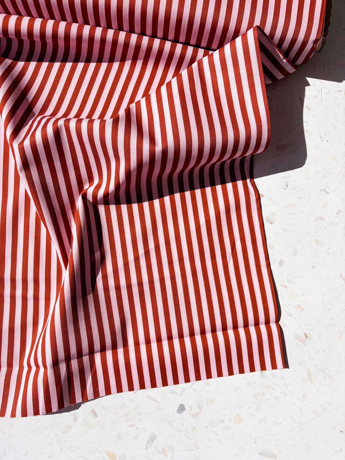 August Ellery Stationer's Stripe | Rose Ganache