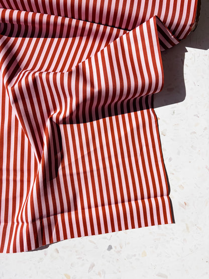 August Ellery Stationer's Stripe | Rose Ganache