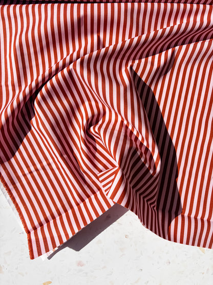 August Ellery Stationer's Stripe | Rose Ganache