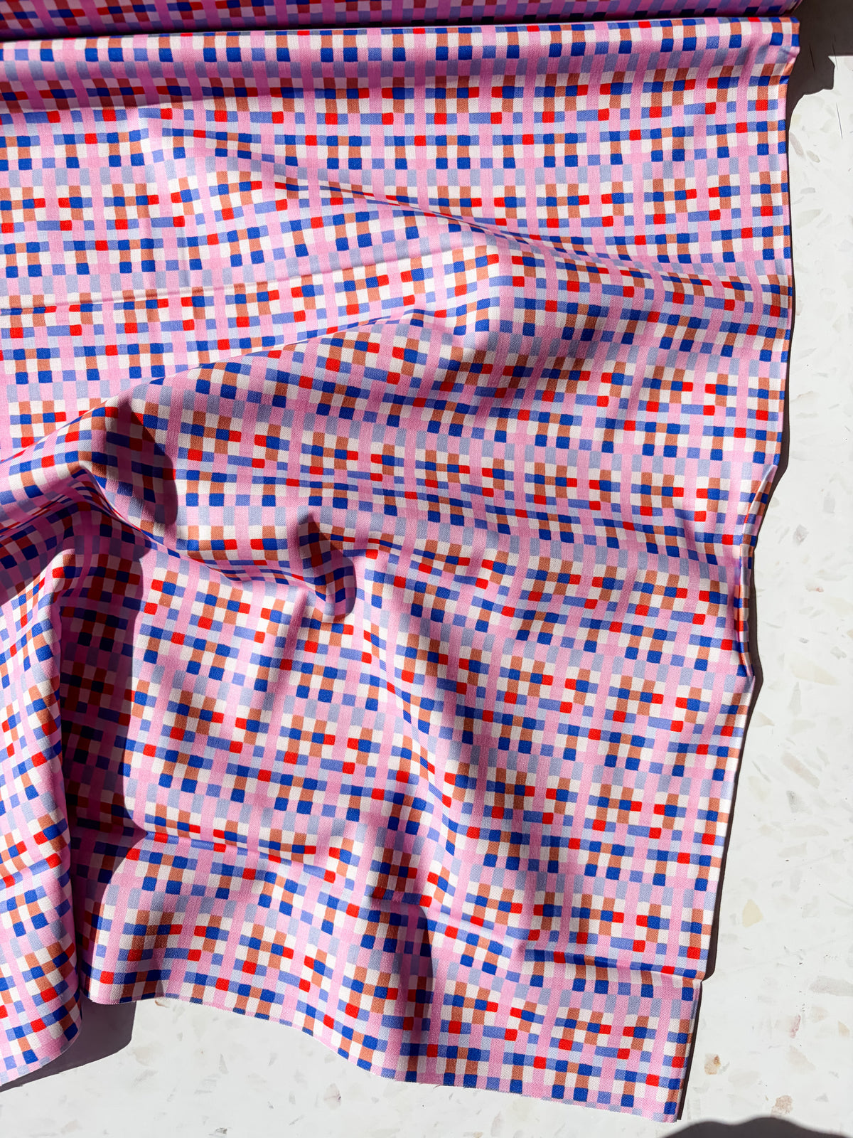 August Ellery Patchwork Check | Confiture Rose