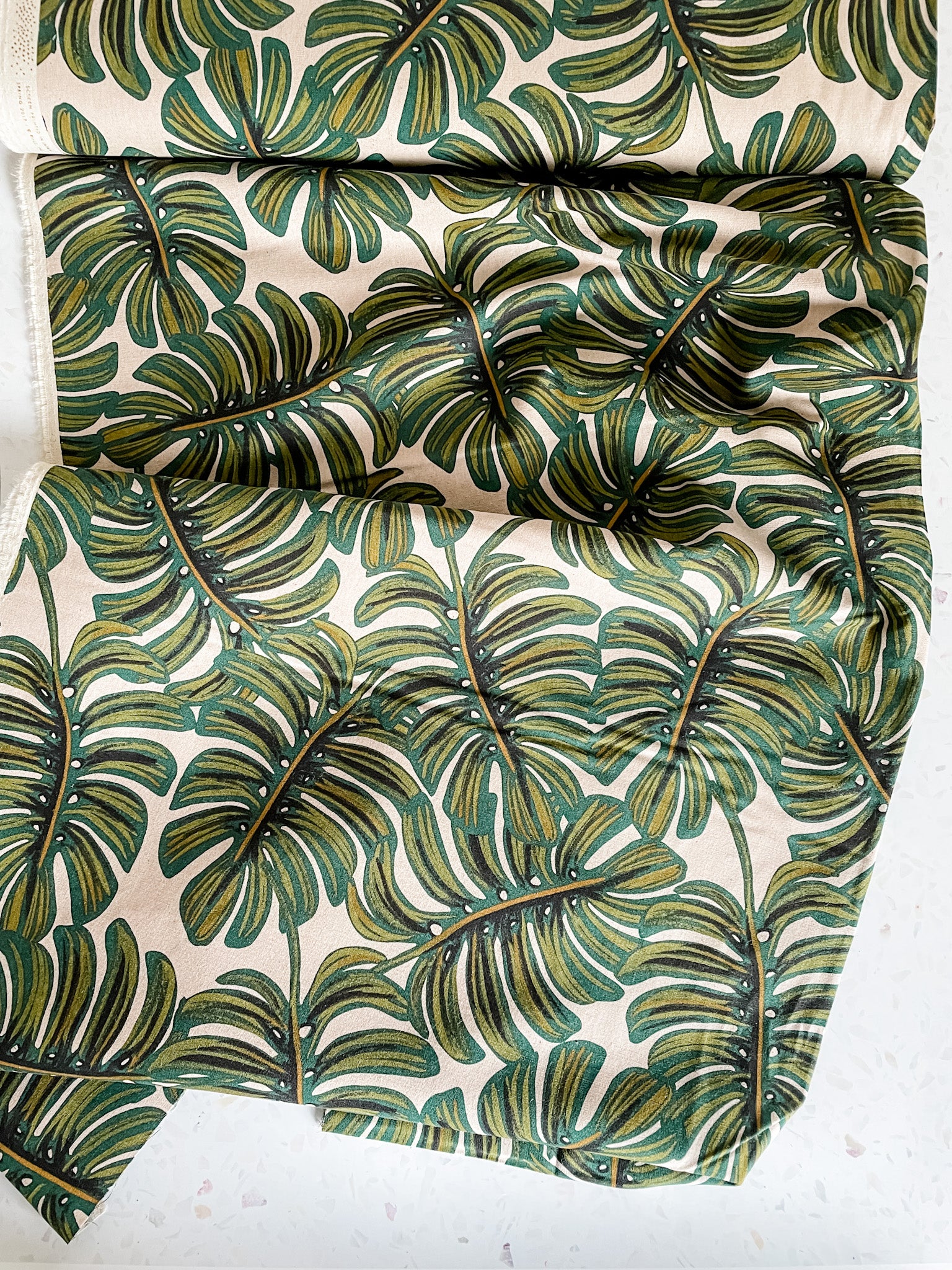 monstera fabric Monstera Canvas – Material Goods